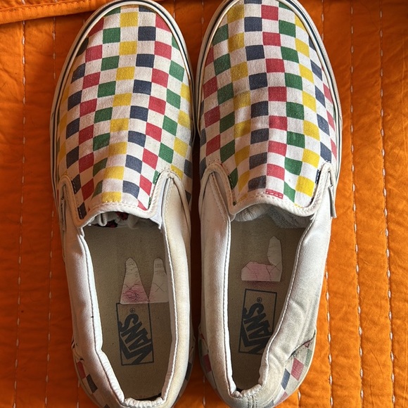 Vans off the wall checkered shoes sz12 - Picture 3 of 5